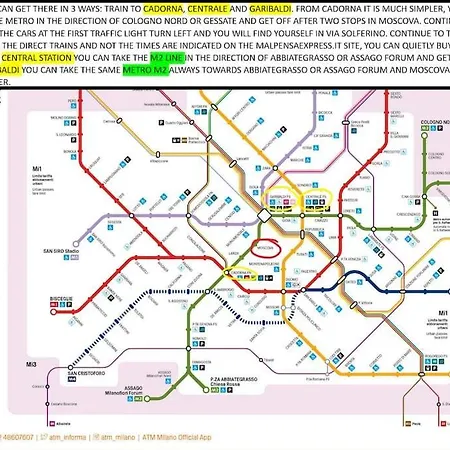 Taxi No-need - Metro, Train Station, Nightlife And Restaurants Apartment Mailand