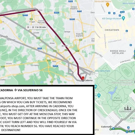 Taxi No-need - Metro, Train Station To Malpensa, Nightlife And Restaurants Lejlighed *